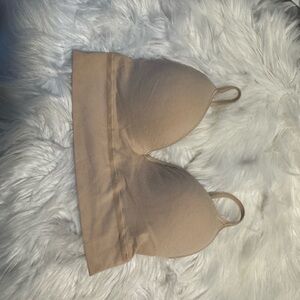 Elegant Beige jockey Bralette with adjustable straps